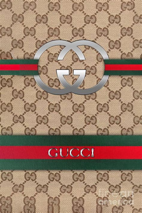 printable Gucci logo pattern